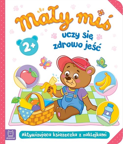 Mały miś uczy się zdrowo jeść