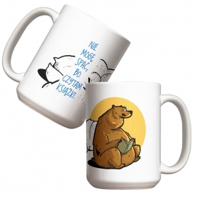 Kubek duży (440 ml) – Nie mogę spać, bo czytam książki