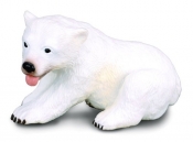 Niedźwiadek polarny siedzący