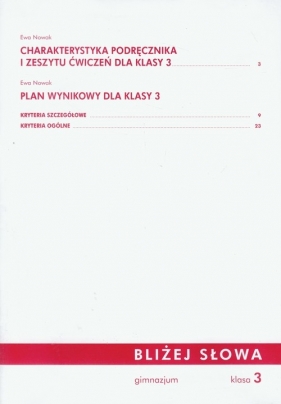 Bliżej słowa 3 z płytą CD - Nowak Ewa, Horwath Ewa, Grażyna Kiełb