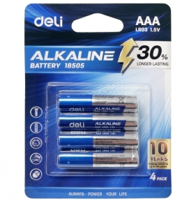Bateria LR03 alkaiczna AAA, 4 szt
