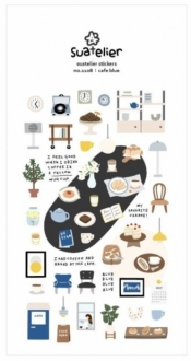 Naklejki ozdobne Suatelier - Dzień z kawą