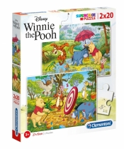 Puzzle SuperColor 2x20: Winnie the Pooh (24516)