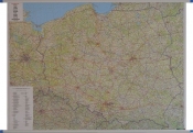 Mapa ścienna Polska samochodowa 1:700 000