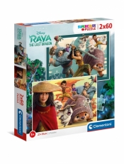 Puzzle SuperColor 2x60: Raya and The Last Dragon (21616)