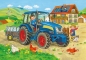 Ravensburger, Puzzle 2w1: Plac budowy i gospodarstwo (7616)