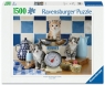 Ravensburger, Puzzle 1500: Kociaki w kuchni