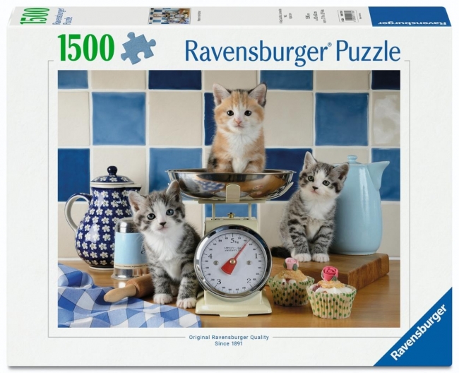 <img src='https://webimage.pl/pics/161/7/d4005555017080.jpg' style='height:440px' /> Puzzle 1500 Kittens in the Kitchen