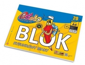 Blok rysunkowy A4 80g 20 kartek