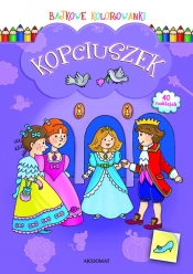 Bajkowe kolorowanki Kopciuszek