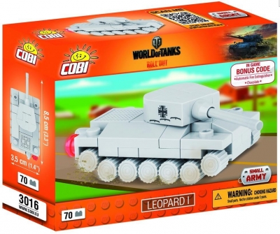 Cobi: World of Tanks. Nano Tank Leopard I - 3016
