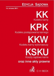 Kodeks Karny, Kodeks Postępowania Karnego, Kodeks Karny Wykonawczy, Koszty Sądowe Karne
