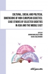Cultural, Social and Political Dimensions of Non-European Societies: Case studies of selected societ
