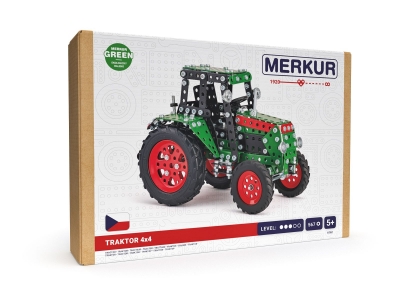Merkur – Zielony traktor 4×4, 567 elementów #noage 6162