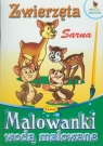Zwierzęta Sarna Malowanki wodą malowane