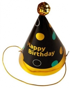 Czapeczka urodzinowa Happy Birthday