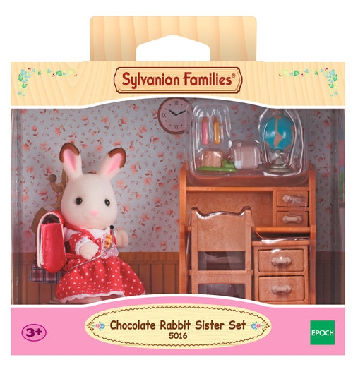 Zestaw z siostrą królików z czekoladowymi uszami z biurkiem 5016 SF