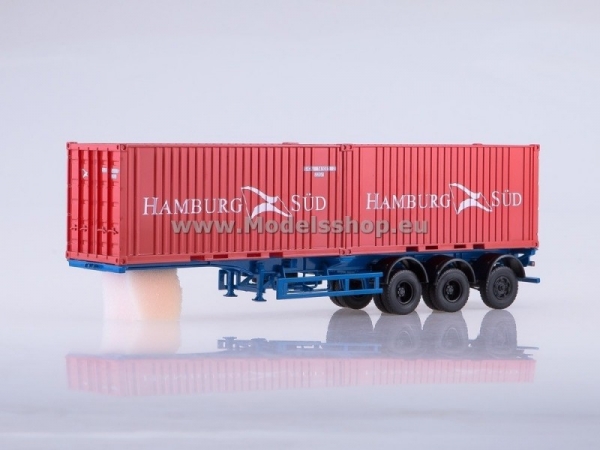 Container Semitrailer MAZ-938920 Hamburg-Sud (AI7028)