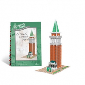 Puzzle 3D: Domki świata - Włochy, st. Mark's Campaniele (306-23116)
