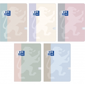 Brulion miękki Oxford B-Light, B5/96K - kratka z marginesem