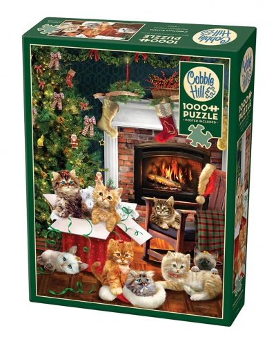 <img src='https://webimage.pl/pics/163/2/d625012402163.jpg' style='height:440px' /> Puzzle 1000 Świąteczne kocięta 113025