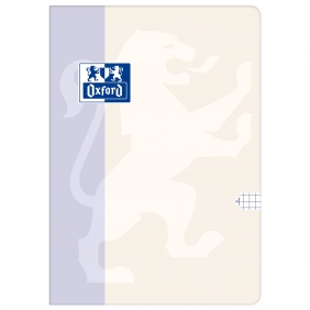 Brulion miękki Oxford B-Light, B5/96K - kratka z marginesem