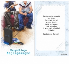 Karnet Życzenia + koperta