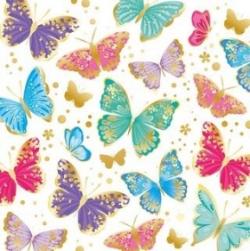 Karnet Uniwersalny - Shiny Butterflies