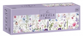 Interdruk, Puzzle panoramiczne 1000: Flowers 5 - Pansies