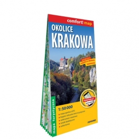 Okolice Krakowa; laminowana mapa turystyczna 1:50 000 - Opracowanie zbiorowe