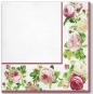 Serwetki Rosy frame gold 33x33cm 20szt