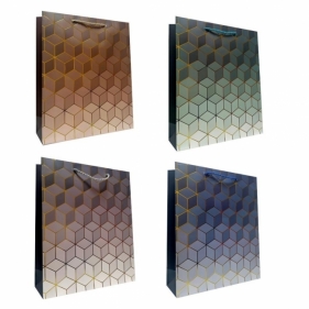 Torebka prezentowa uniwersalna S metalizowana mix