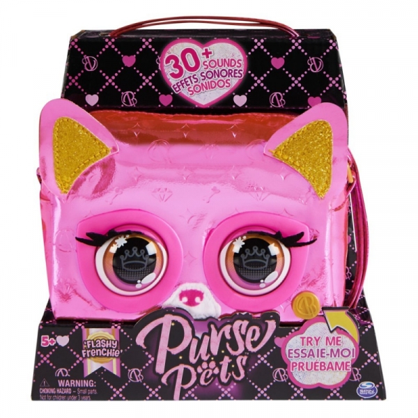 Interaktywna metaliczna torebka Purse Pets Puppy (6065582/20139590)