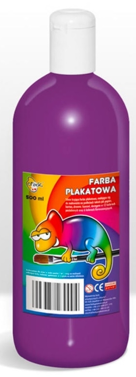 Farby plakatowe fioletowe, 500 ml