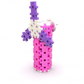 Klocki Meli Basic Constructor Pink 200 el. (50060)