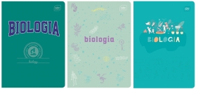 Zeszyt A5/60k kratka Hybrid FSC - Biologia, 1 szt