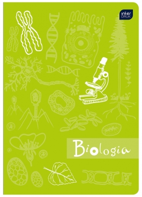 Zeszyt A5/60k kratka Hybrid FSC - Biologia, 1 szt