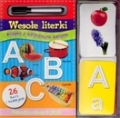 Wesołe literki. Książka z kolorowymi kartami
