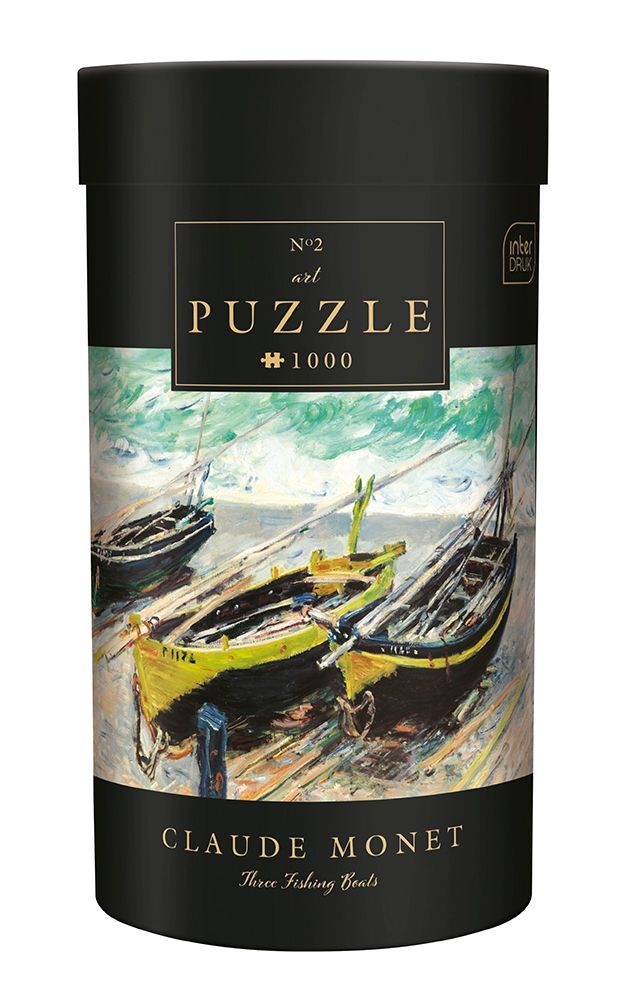Puzzle 1000: Art 2 - Claud Monet - Trzy łodzie rybackie