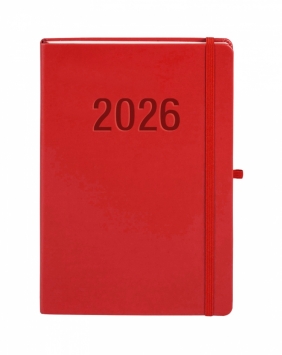 Kalendarz 2026 Memofix B5 TDW - Czerwony
