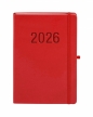Kalendarz 2026 Memofix B5 TDW - Czerwony