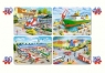 PUZZLE 4W1 TRANSPOT AND TRAVEL 3+ TW Opracowanie zbiorowe