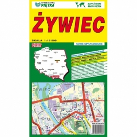 Plan miasta Żywiec - Wydawnictwo Piętka