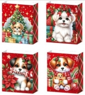 Torebka prezentowa M Boże Narodzenie platera mix