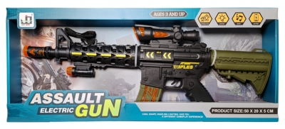 Pistolet karabin ze światłem i dźwiękiem