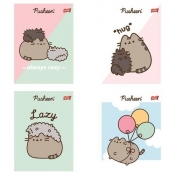 Zeszyt A5 32 kartki w 3 linie kolorowe 70 g/m2 Pusheen