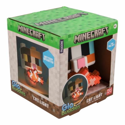 Lampka dotykowa Minecraft GloBuddies Kot