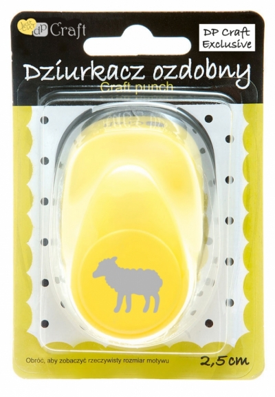 Dziurkacz ozdobny/kreatywny 2,5cm - owieczka (JCDZ-110-346)