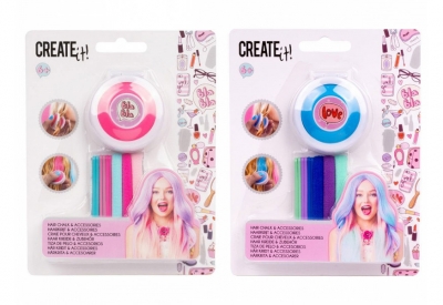 Create It! Kreda do włosów+akcesoria