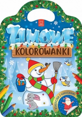 Zimowe kolorowanki - Opracowanie zbiorowe